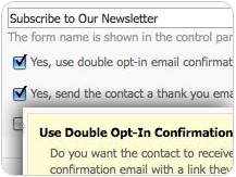 Powerful Double Opt-In Confirmation